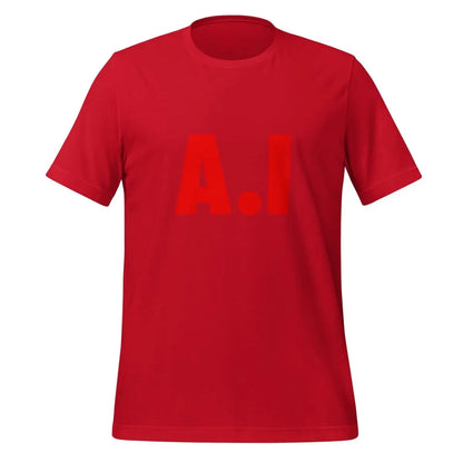 Red A.I T-Shirt (unisex) - Red / M