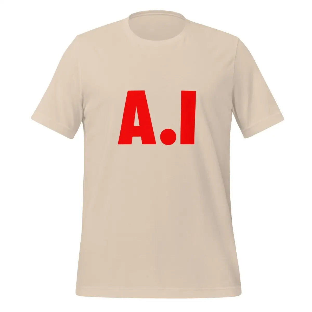 Red A.I T-Shirt (unisex) - Soft Cream / M