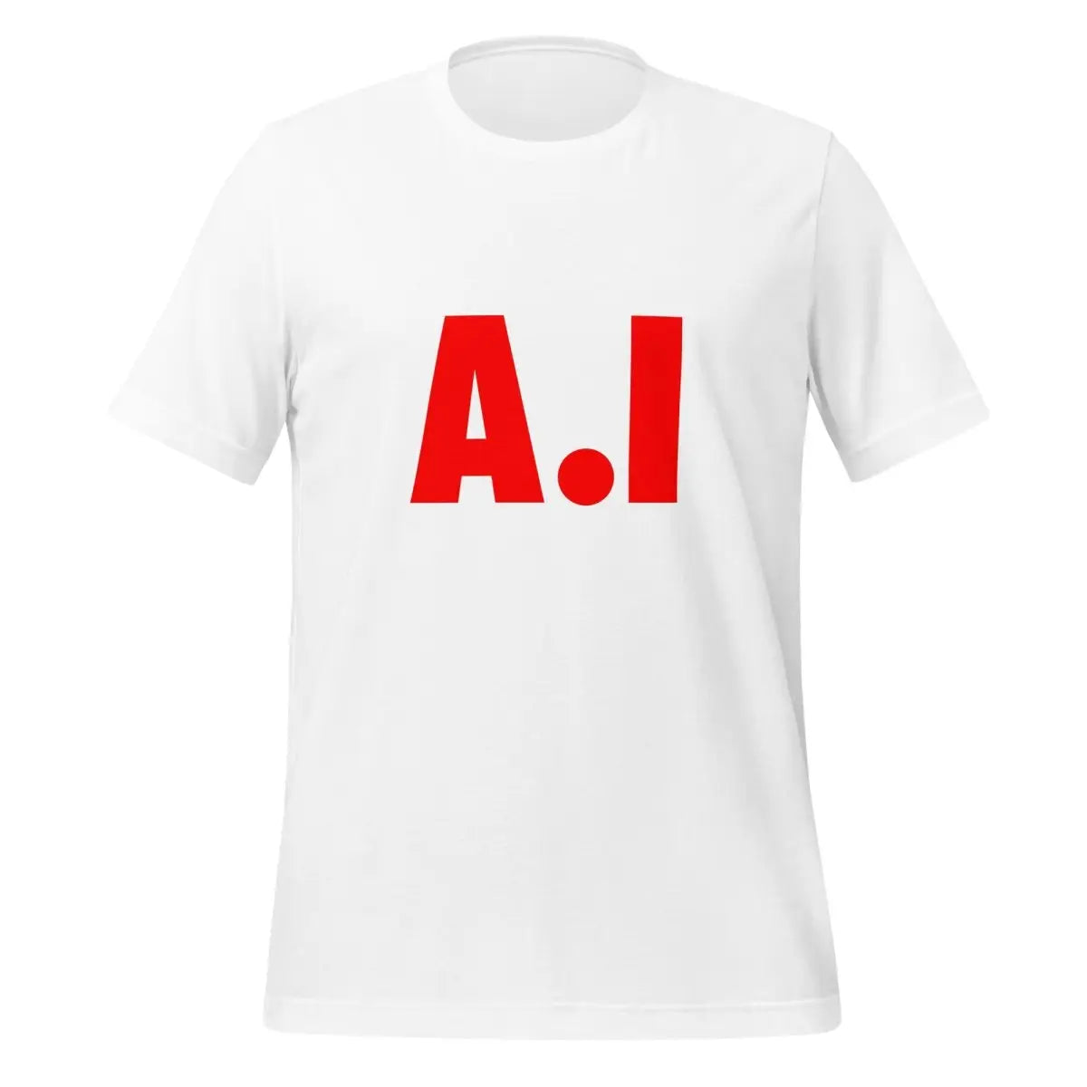 Red A.I T-Shirt (unisex) - White / M