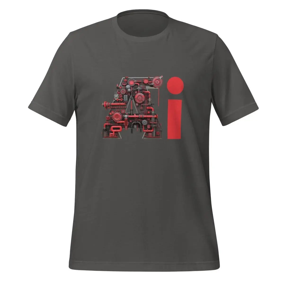 Red Ai Engine T-Shirt (unisex) - Asphalt / M