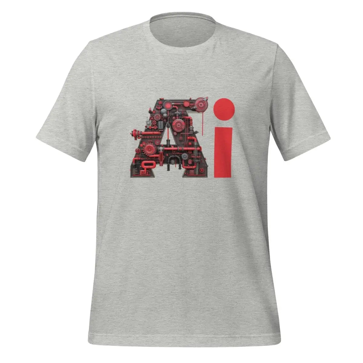 Red Ai Engine T-Shirt (unisex) - Athletic Heather / M