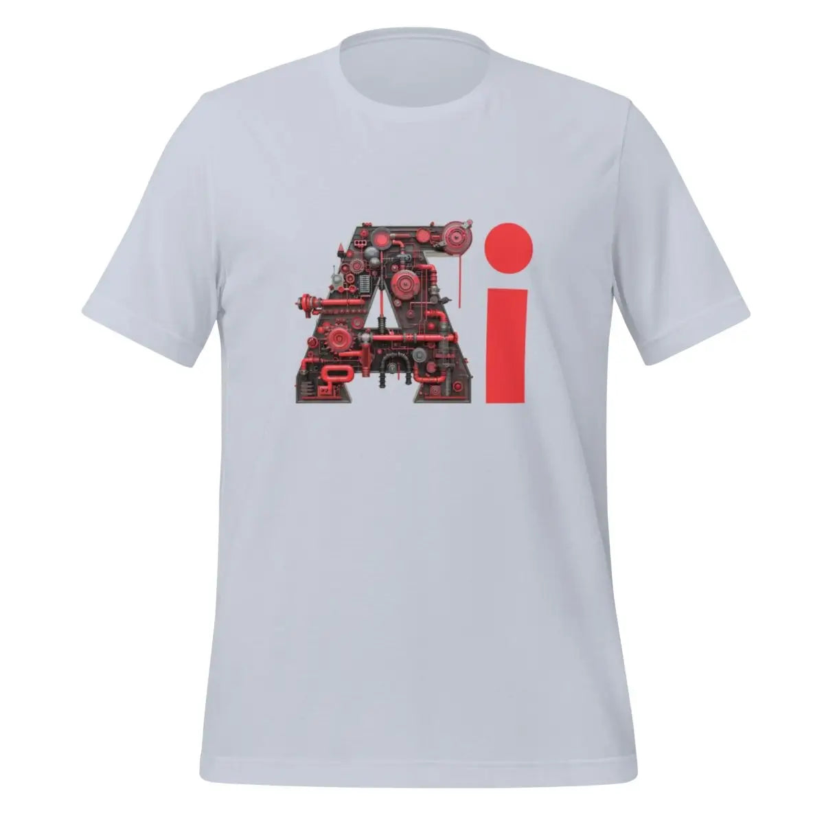 Red Ai Engine T-Shirt (unisex) - Light Blue / M