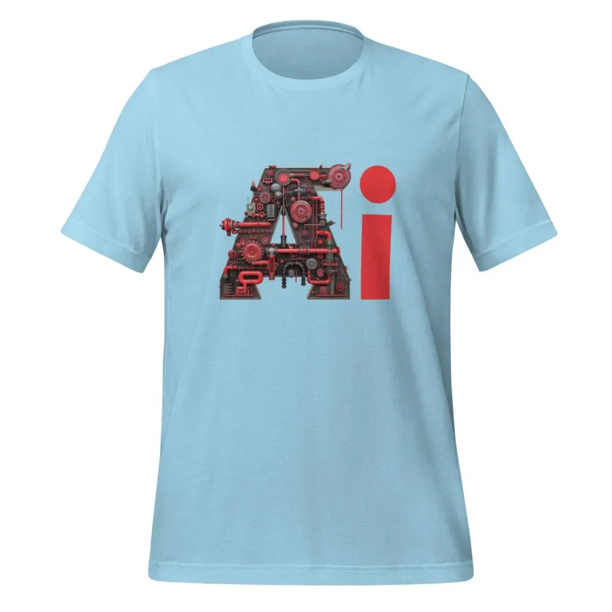 Red Ai Engine T-Shirt (unisex) - Ocean Blue / M