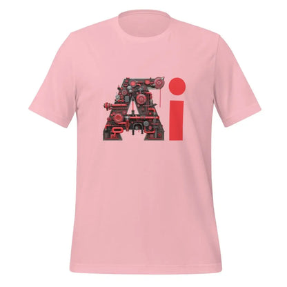 Red Ai Engine T-Shirt (unisex) - Pink / M