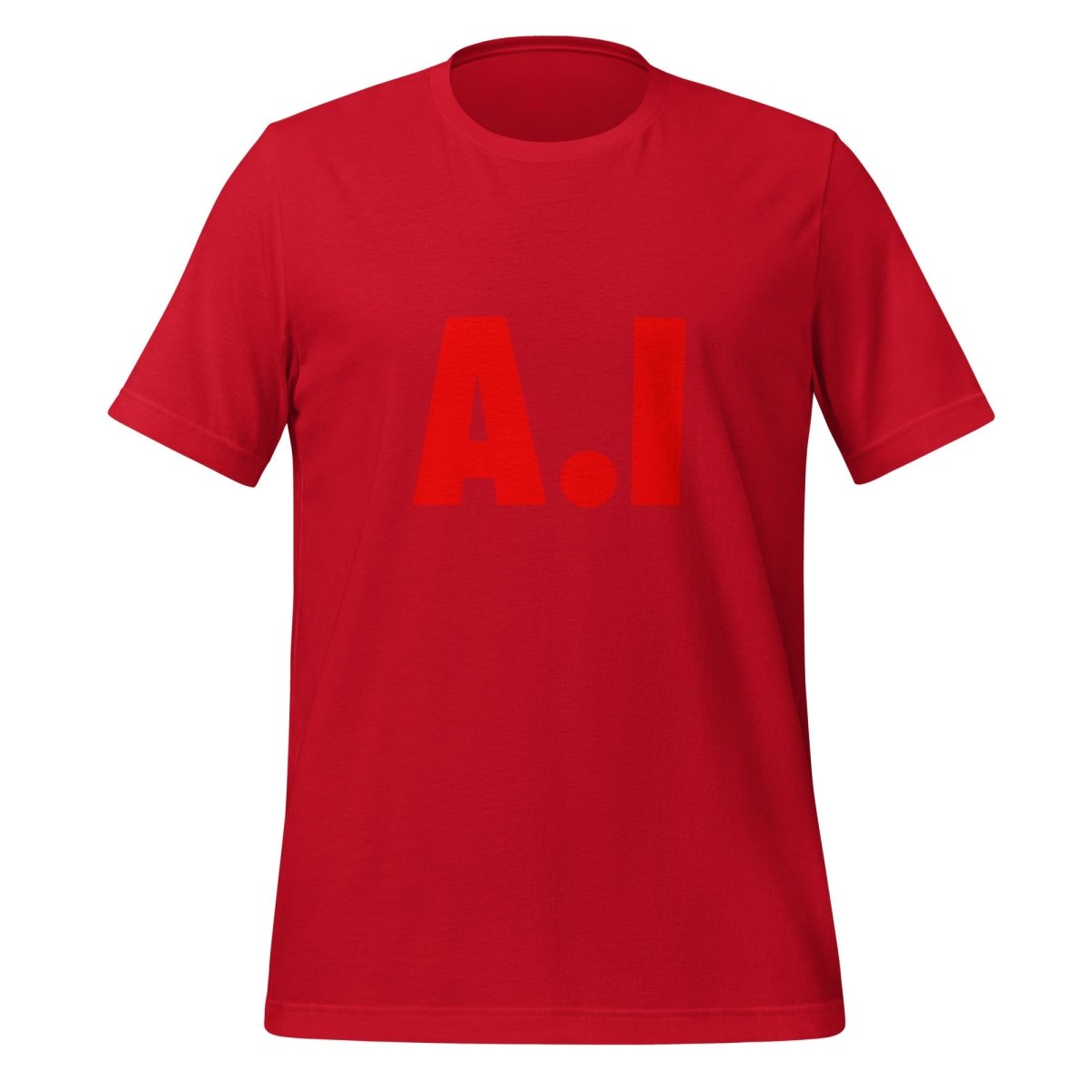 Red A.I T-Shirt (unisex) - Red - AI Store