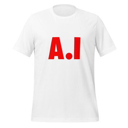 Red A.I T-Shirt (unisex) - White - AI Store