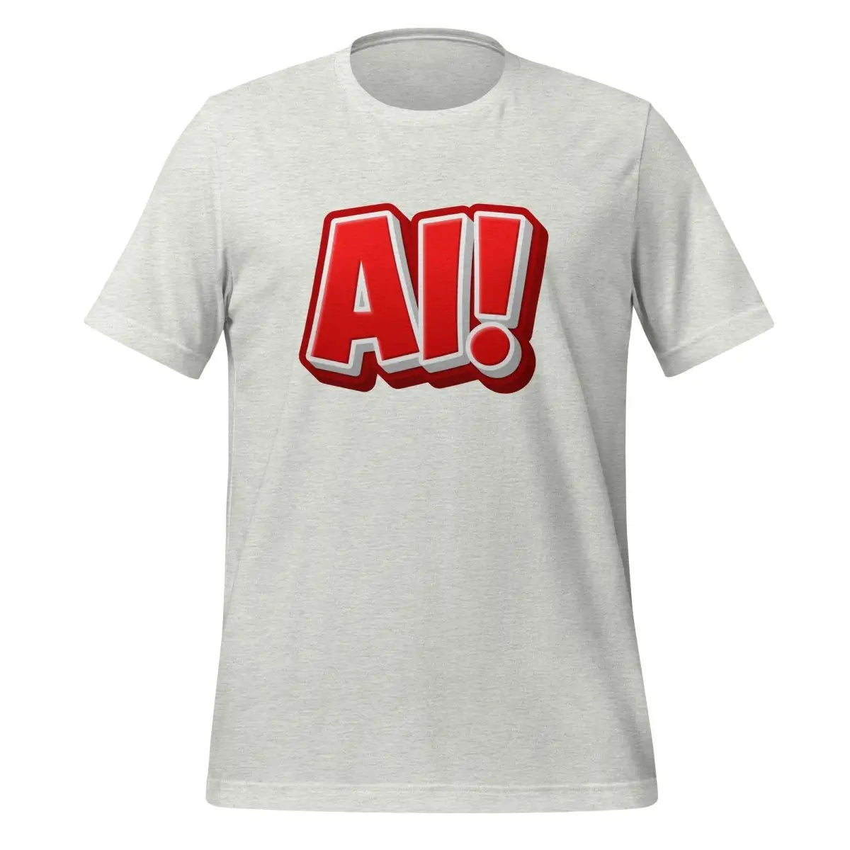 The Red Comic Ai! T-shirt (unisex) Ash / m.