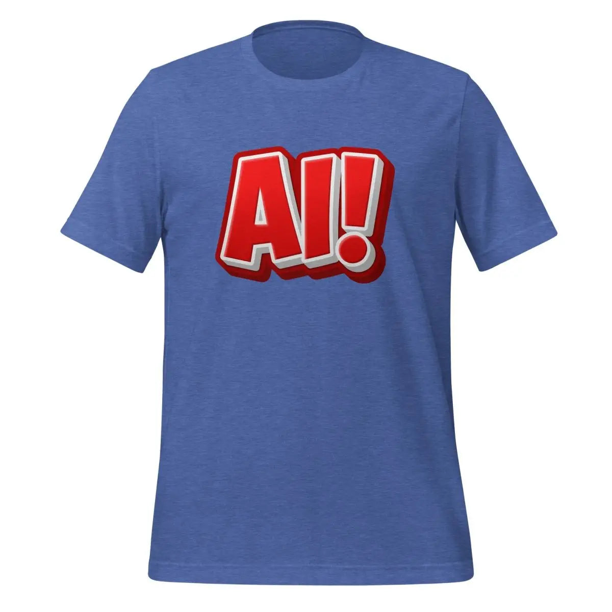 The Red Comic Ai! T-shirt (unisex) Heather True Royal / m.