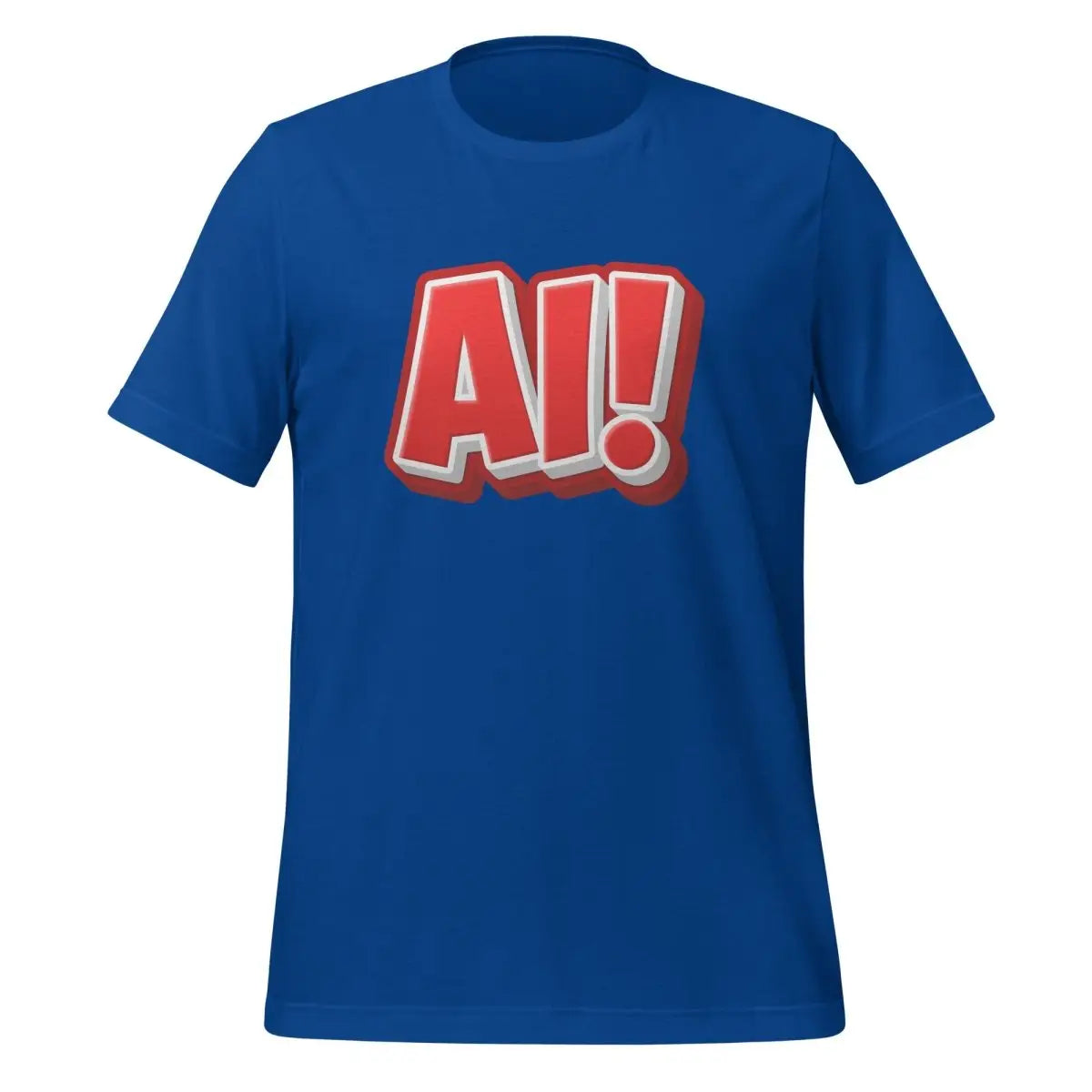 Red Comic AI! T-Shirt (unisex) - True Royal / M