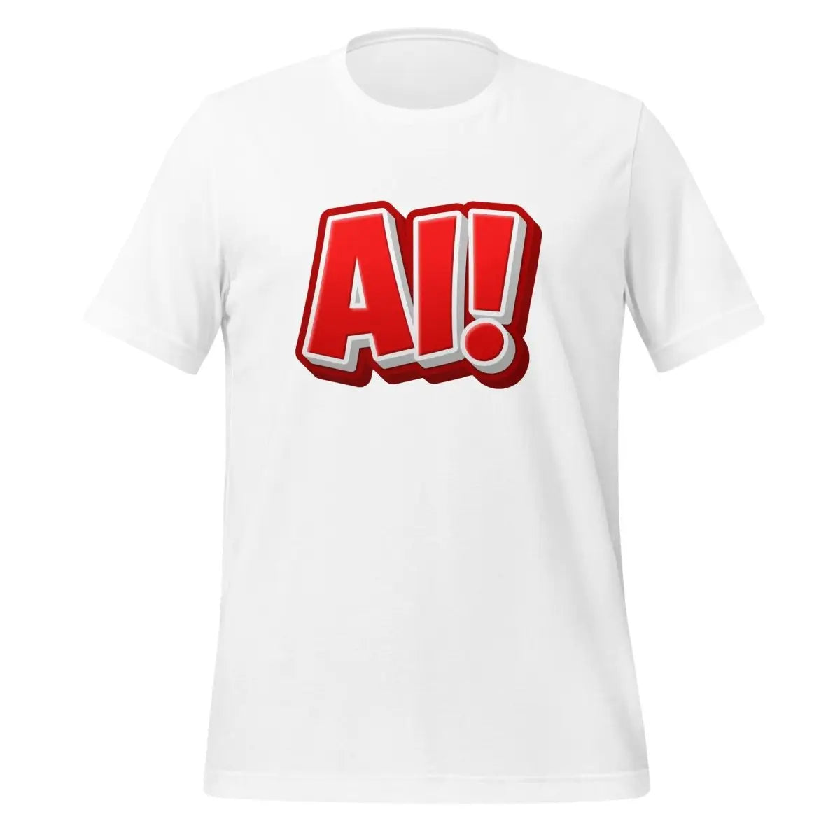 The Red Comic Ai! T-shirt (unisex) White / m.