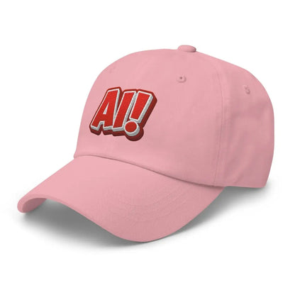 Red Comic AI! True-Color Embroidered Cap