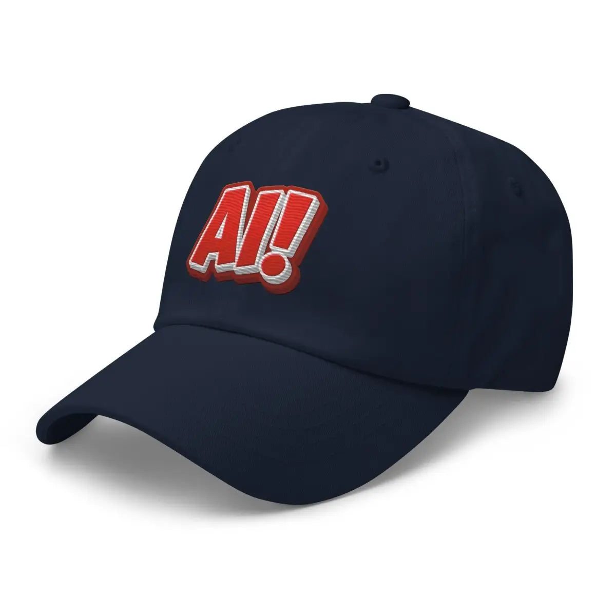 Red Comic AI! True-Color Embroidered Cap