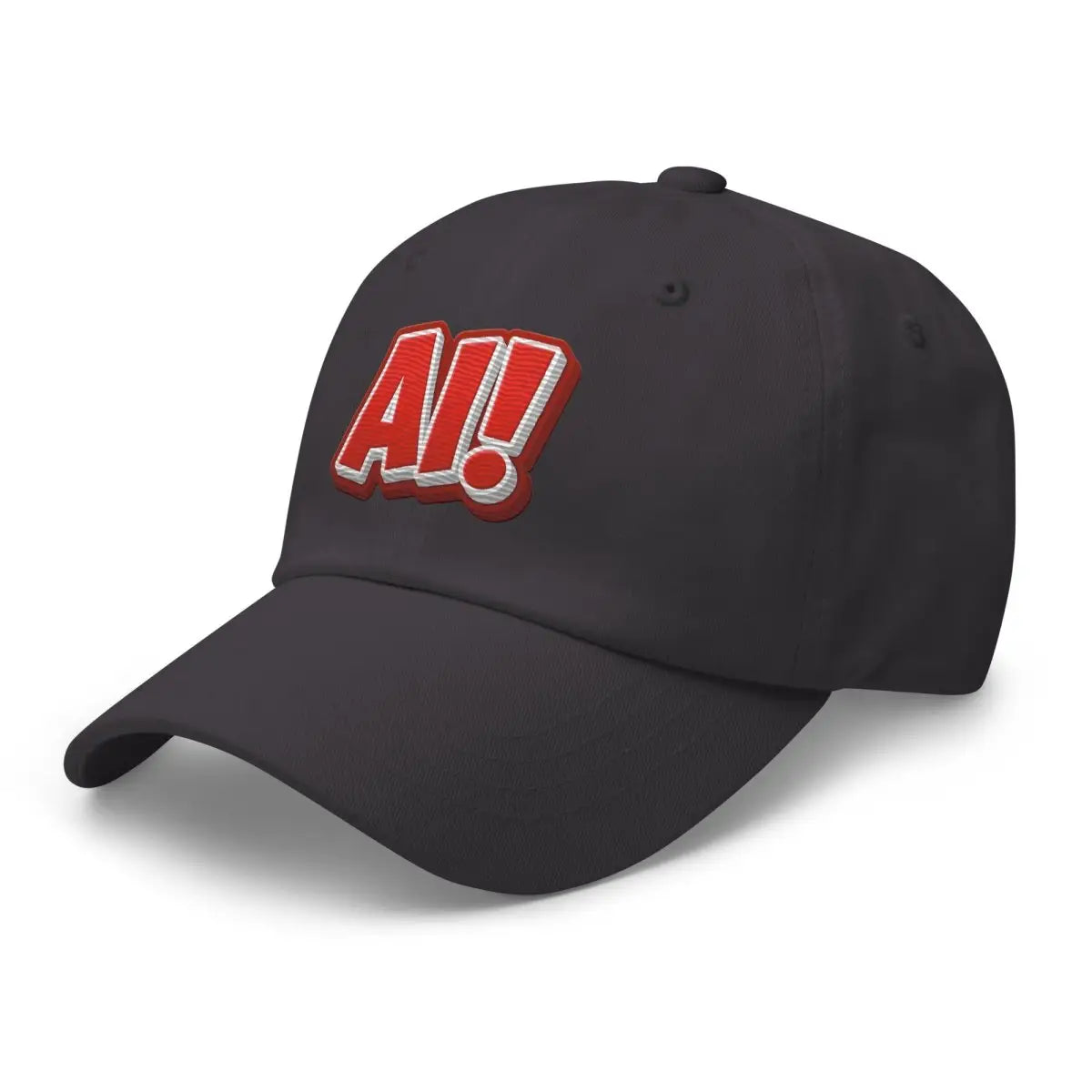 Red Comic AI! True-Color Embroidered Cap