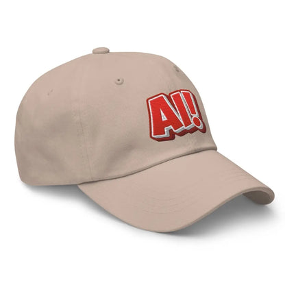 Red Comic AI! True-Color Embroidered Cap