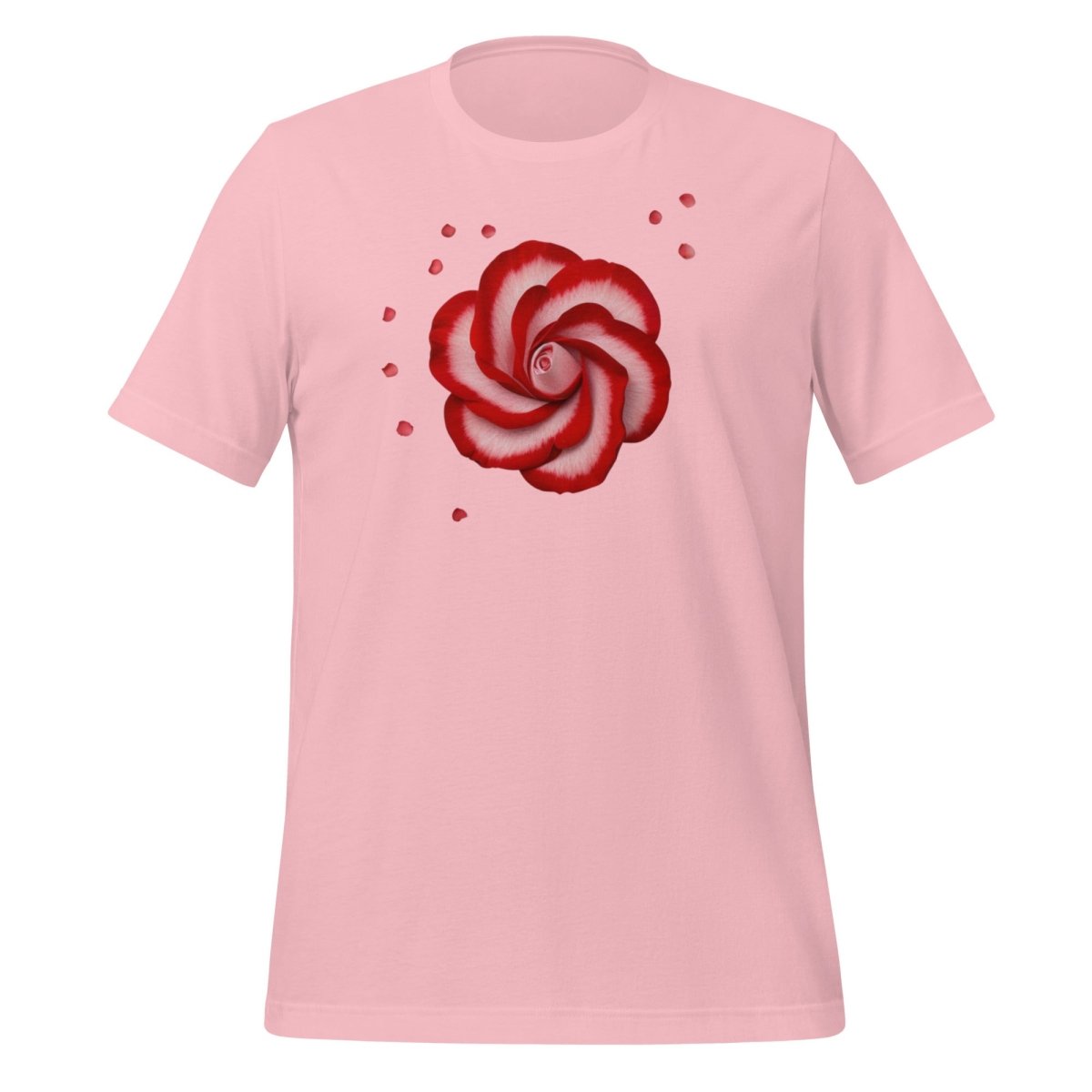 Red Rose OpenAI Logo T-Shirt (unisex) - Pink - AI Store