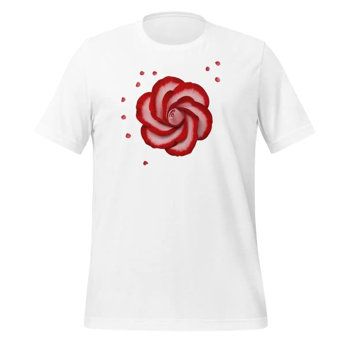 Red Rose OpenAI Logo T-Shirt (unisex) - White / M