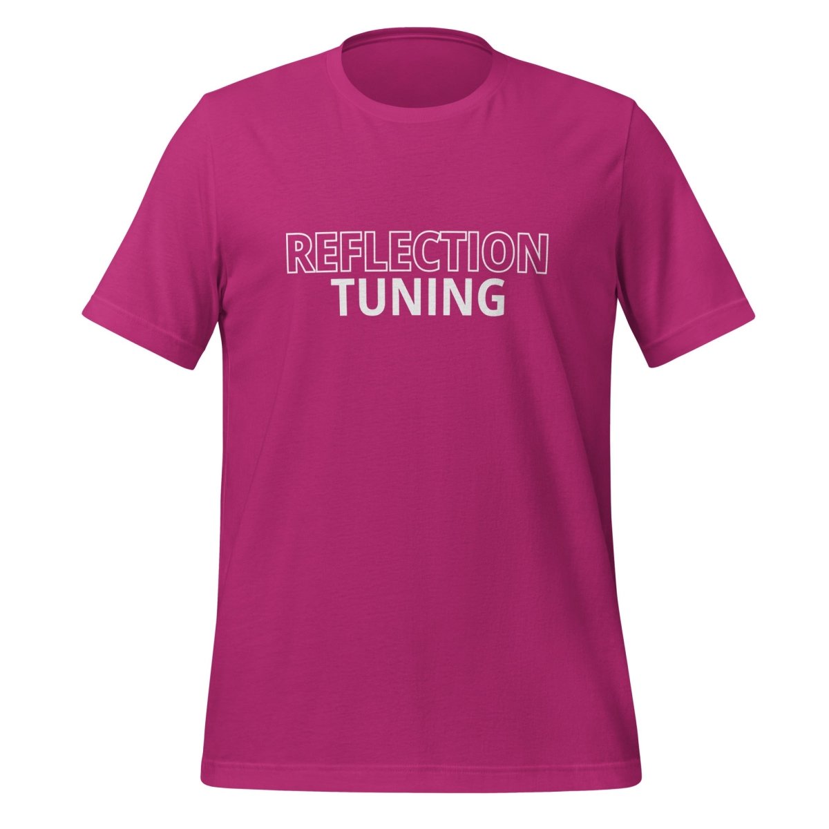 Reflection Tuning T-Shirt (unisex) - Berry - AI Store