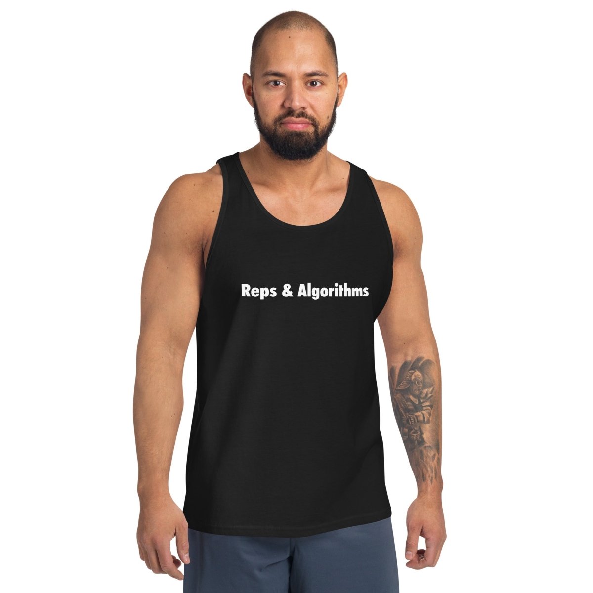 Reps & Algorithms Tank Top - Black - AI Store