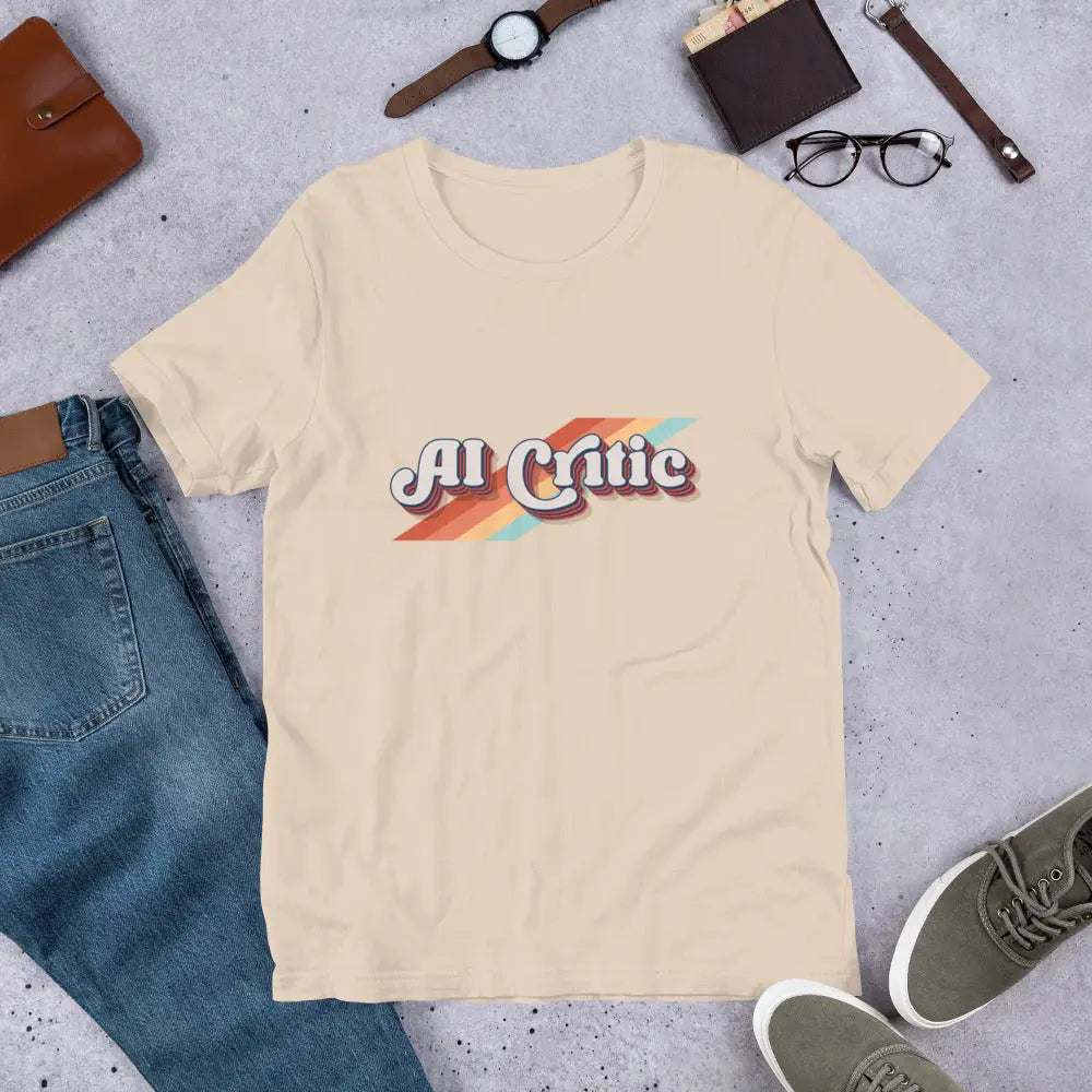 Retro AI Critic T-Shirt (unisex)