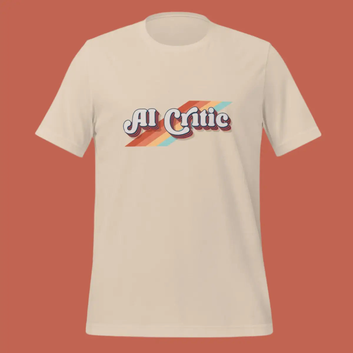 The Retro Ai Critic T-shirt (unisex).