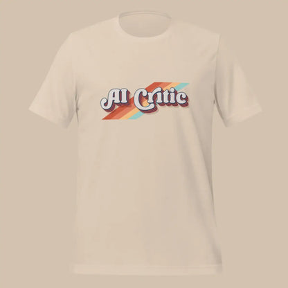 The Retro Ai Critic T-shirt (unisex).