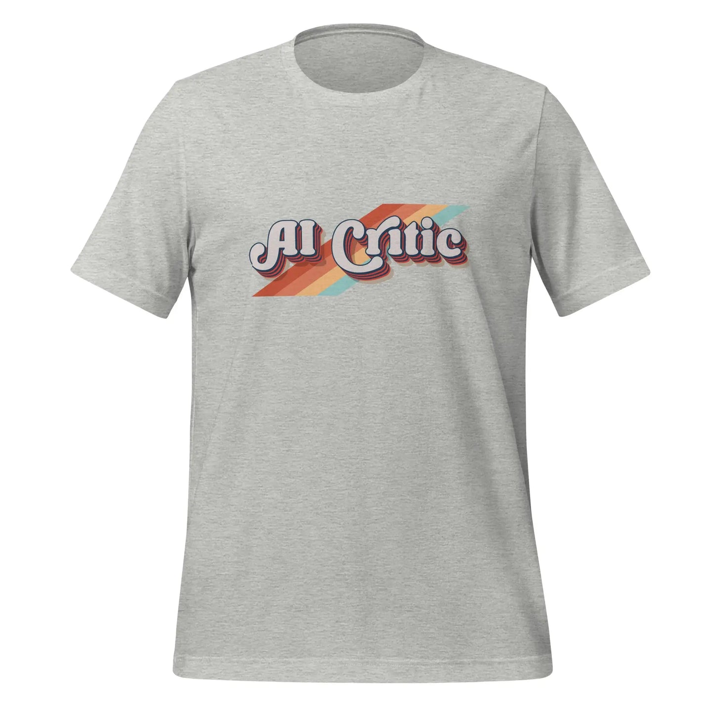 The Retro Ai Critic T-shirt (unisex) Athletic Heather / m.