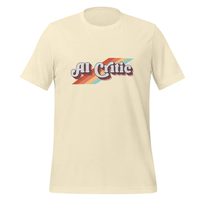 The Retro Ai Critic T-shirt (unisex) Natural / m.