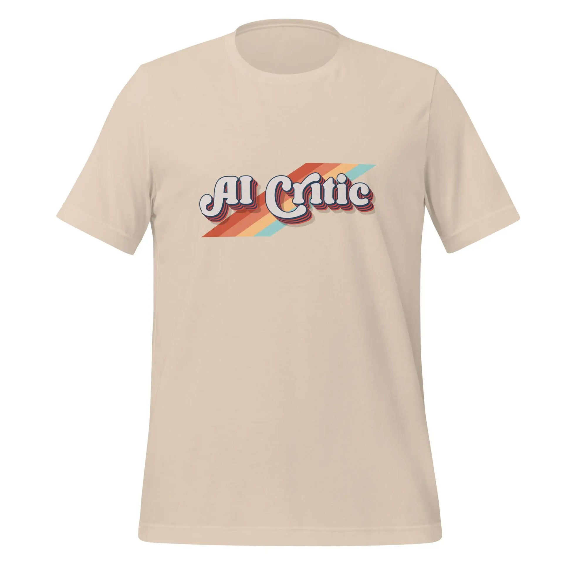 Retro AI Critic T-Shirt (unisex) - Soft Cream / M