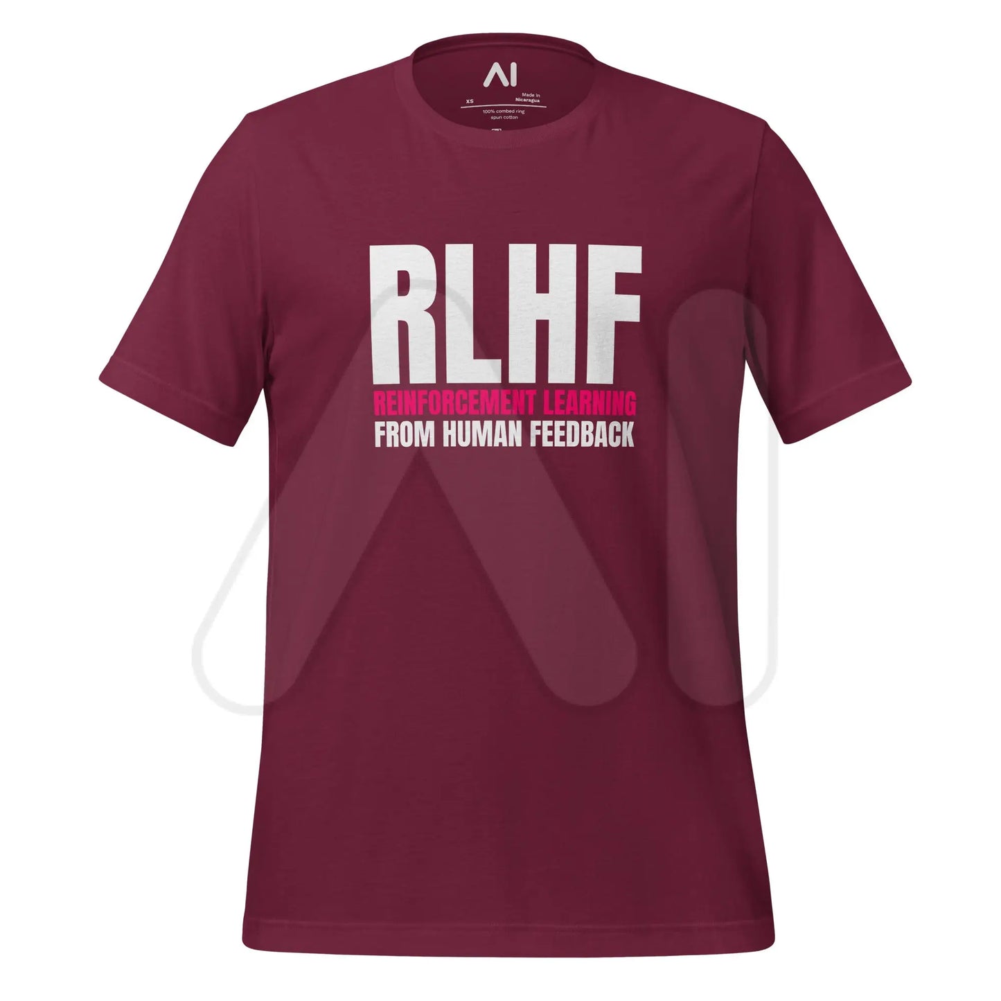 RLHF T-Shirt (unisex) - Maroon / M