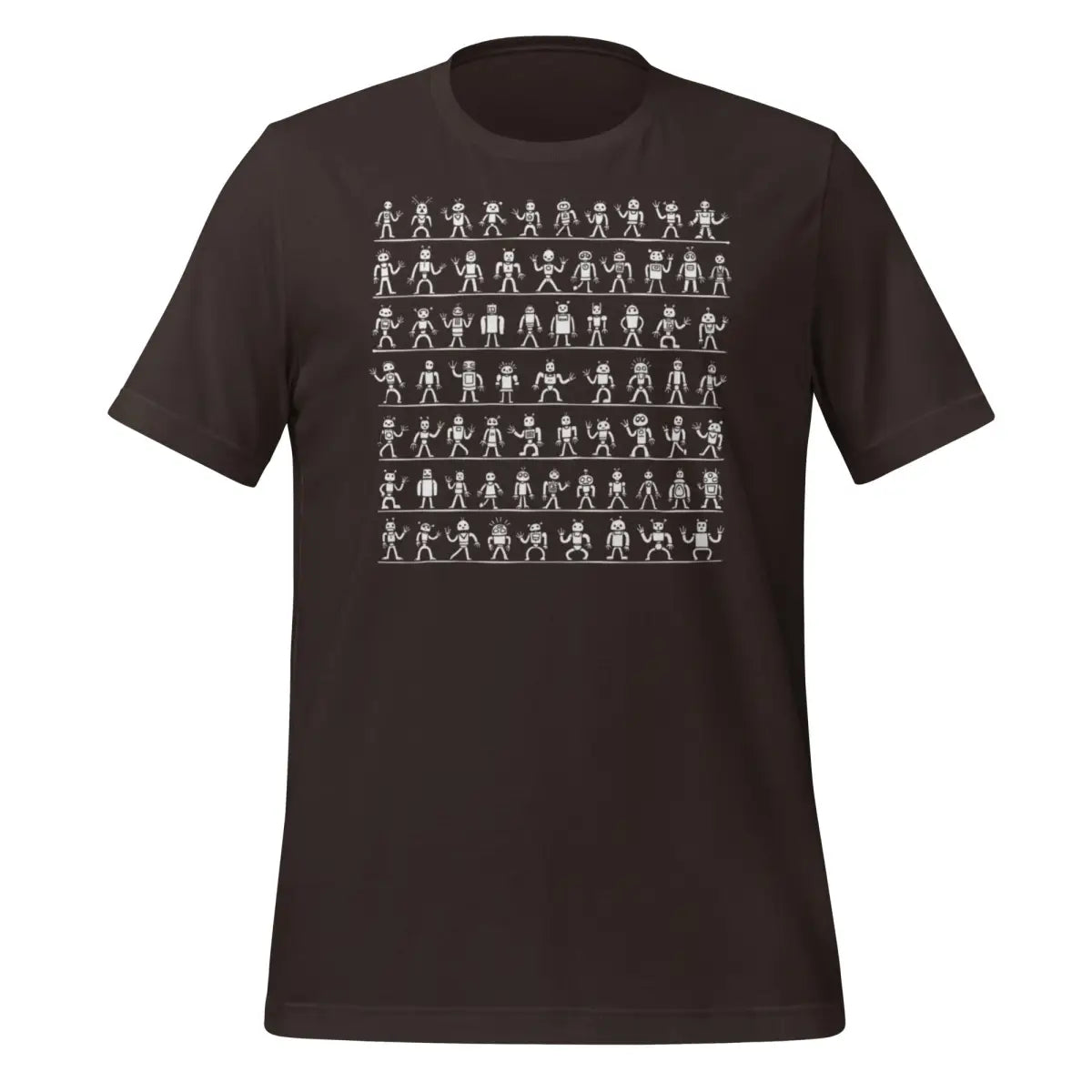 The Roboglyphs T-shirt (unisex) Brown / m.