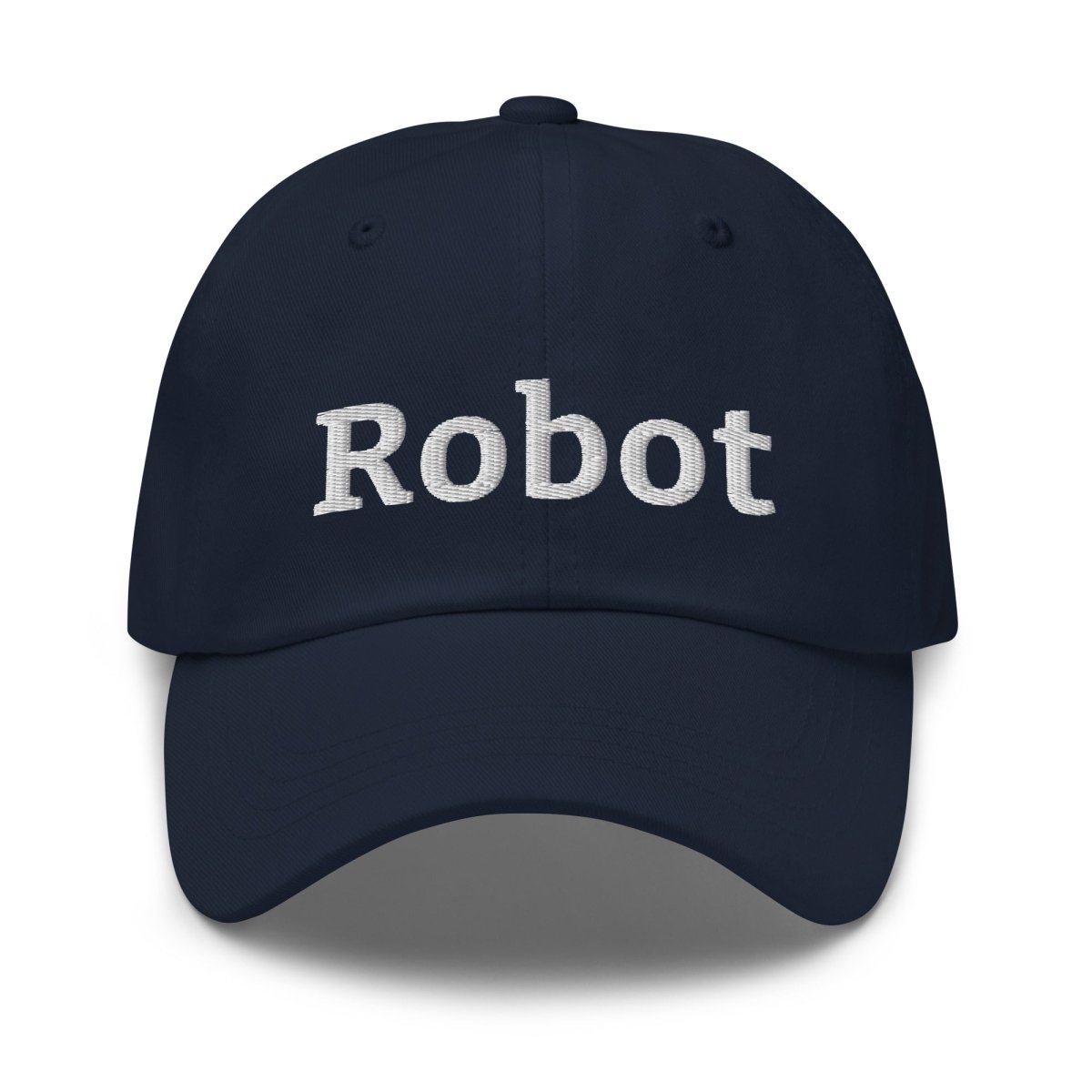 Robot Embroidered Cap - Navy - AI Store