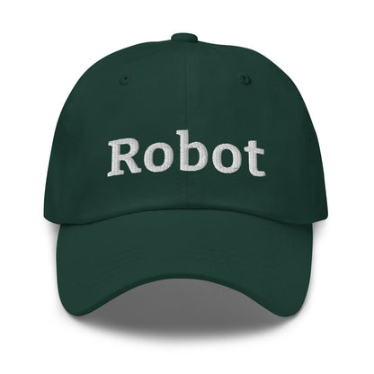 Robot Embroidered Cap - Spruce - AI Store