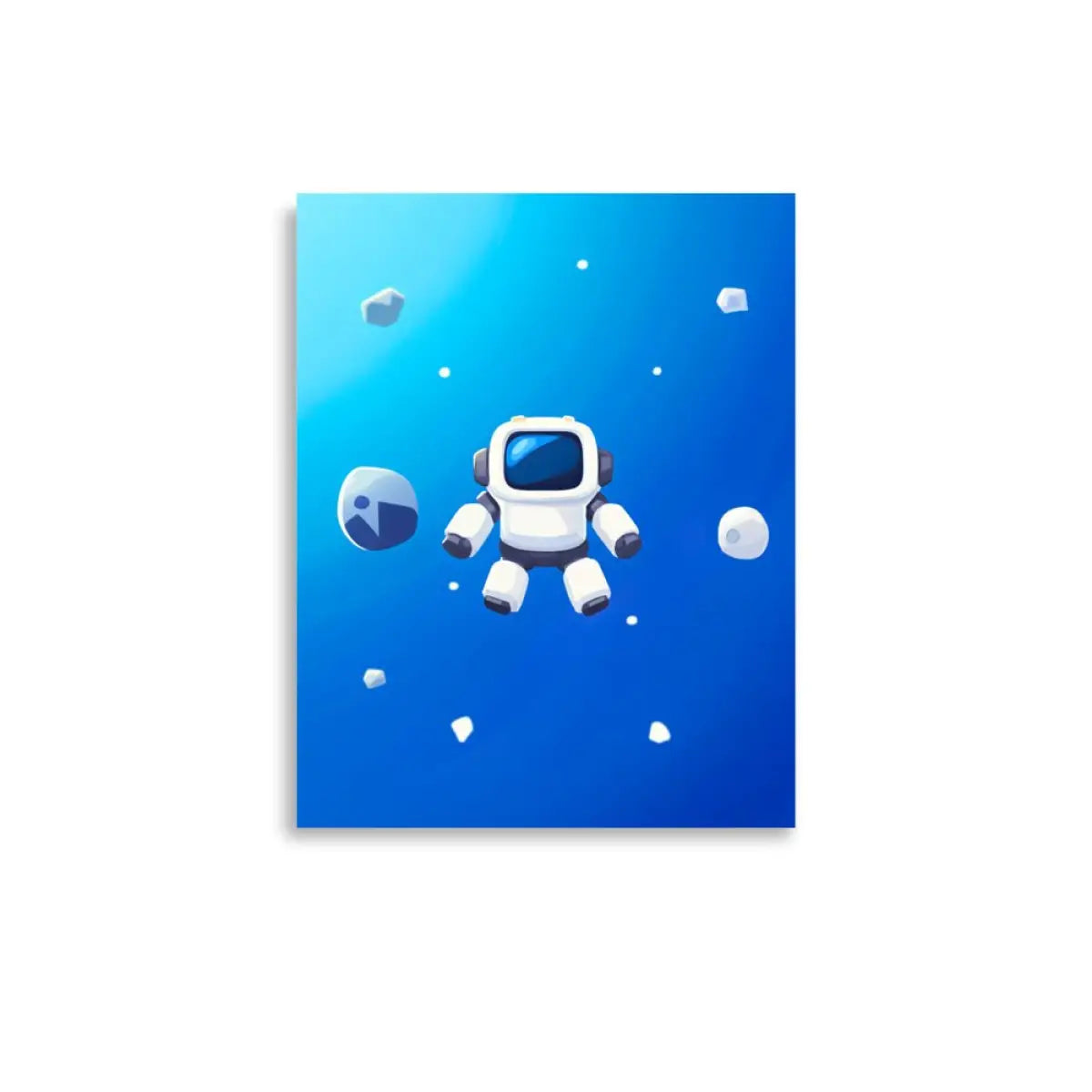 Robot Floating in Space Poster (children) - 11″×14″