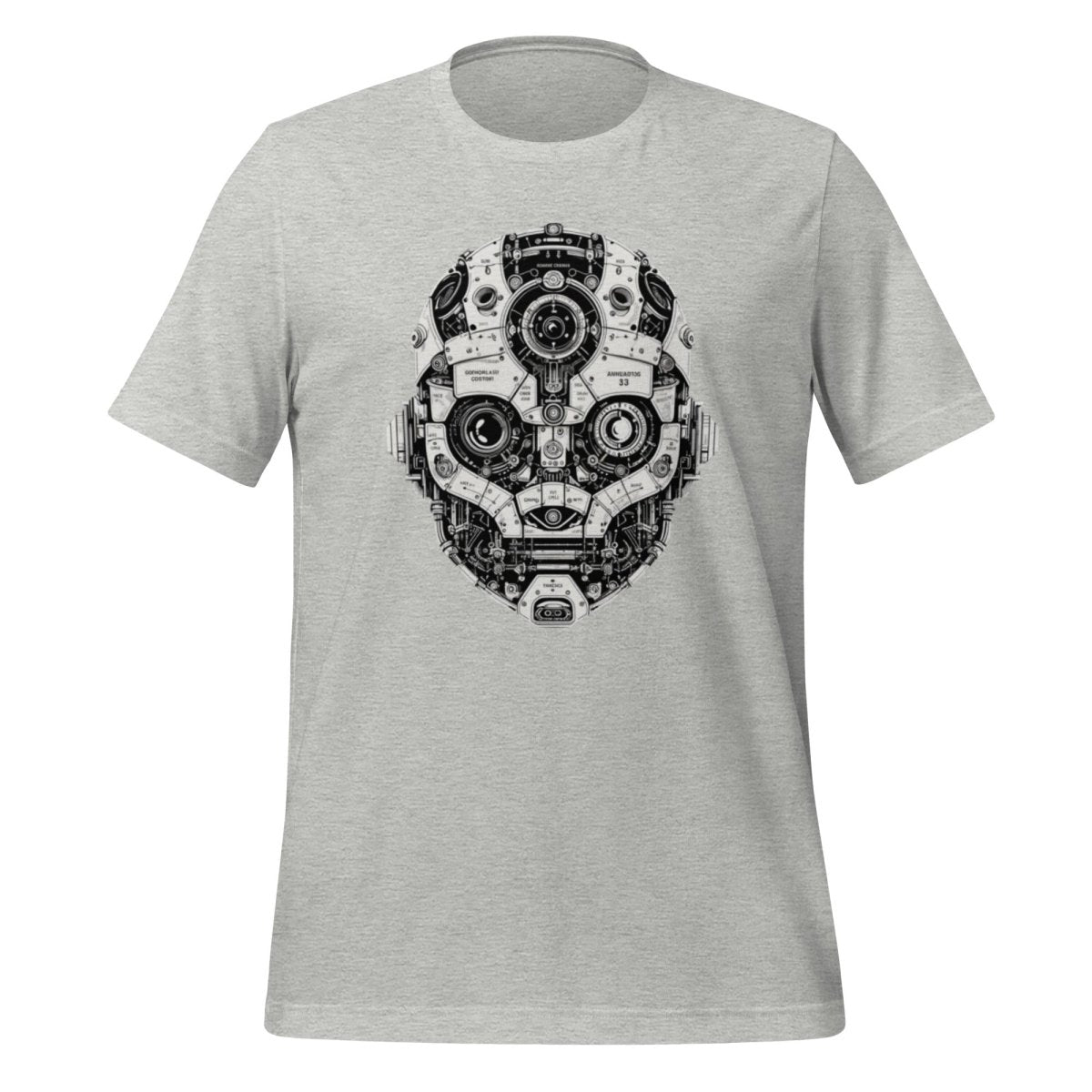 Robot Head T-Shirt (unisex) - Athletic Heather - AI Store