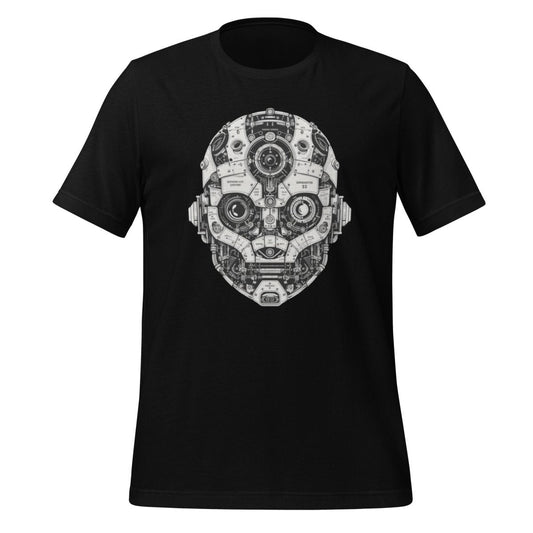 Robot Head T-Shirt (unisex) - Black - AI Store