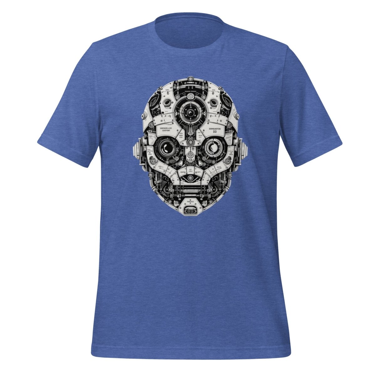 Robot Head T-Shirt (unisex) - Heather True Royal - AI Store