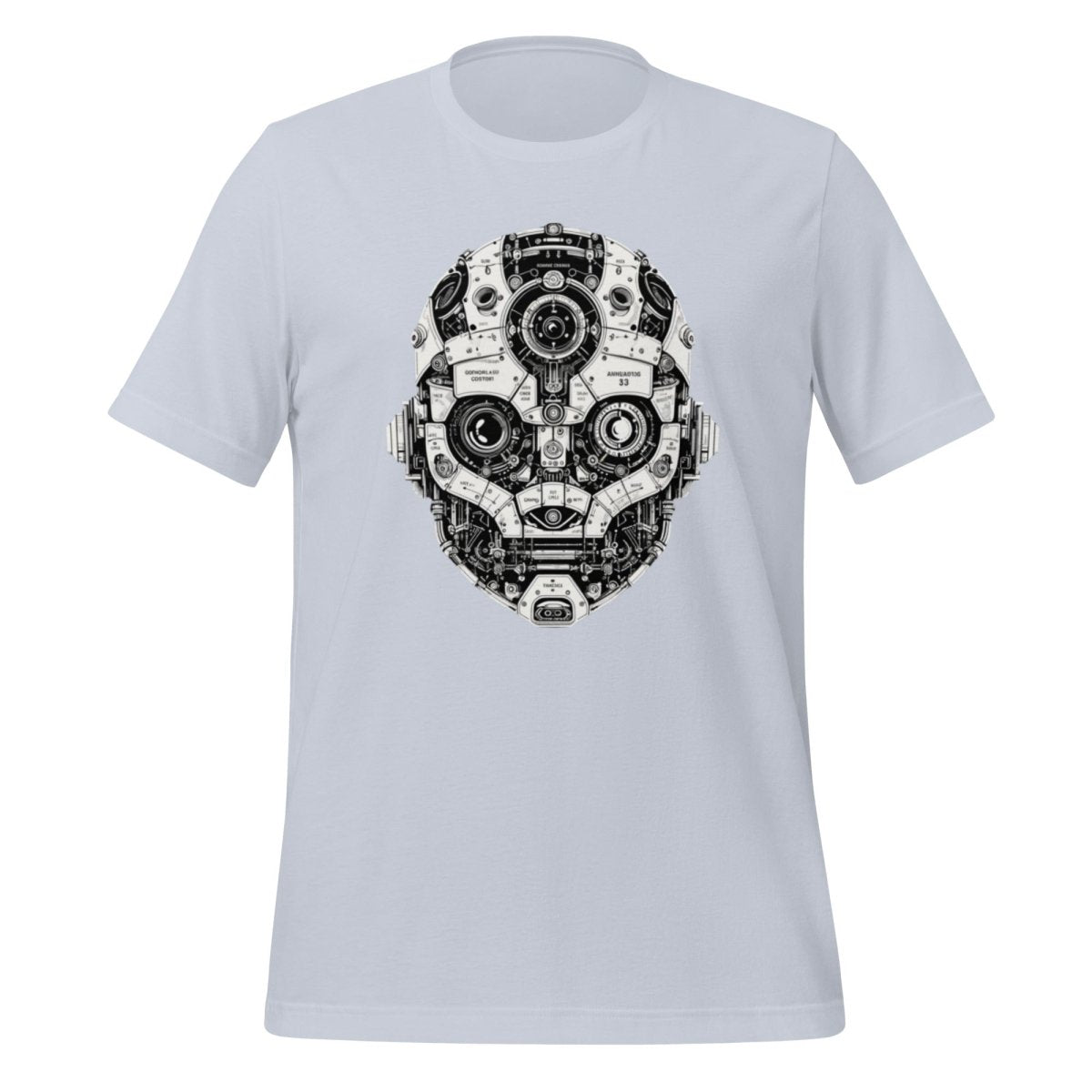 Robot Head T-Shirt (unisex) - Light Blue - AI Store