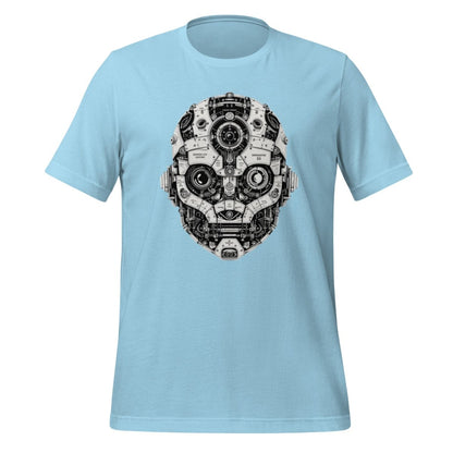 Robot Head T-Shirt (unisex) - Ocean Blue - AI Store