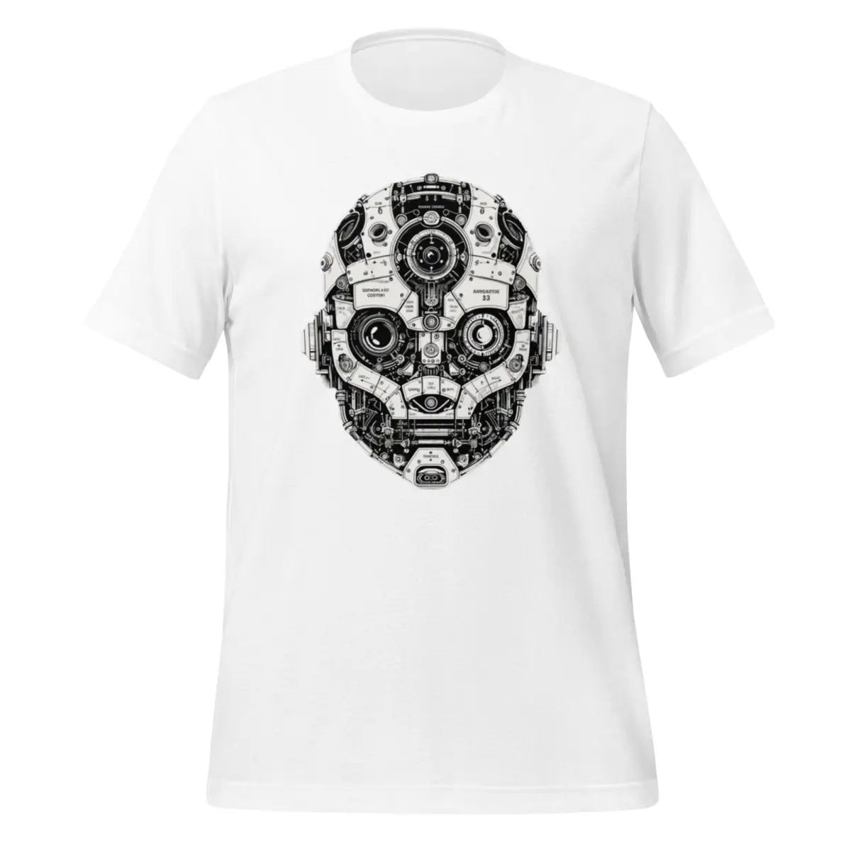 Robot Head T-Shirt (unisex) - White / M