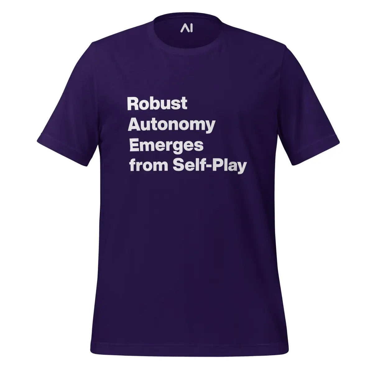 Robust Autonomy Emerges from Self-Play T-Shirt (unisex) - Team Purple / M