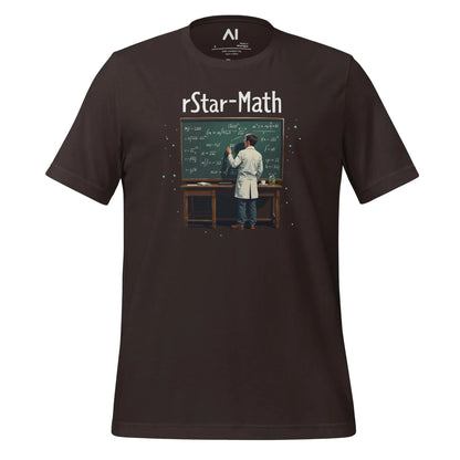 rStar-Math Mathematician T-Shirt (unisex) - Brown / M