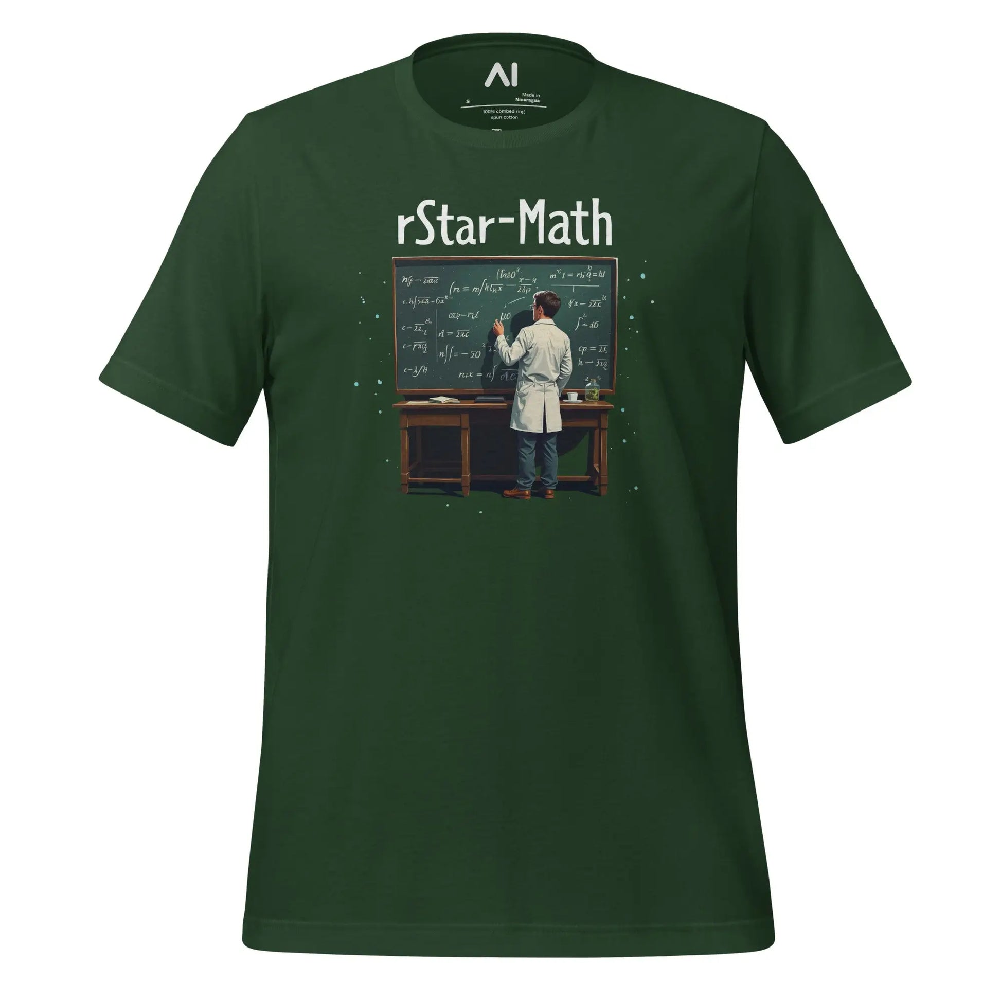 rStar-Math Mathematician T-Shirt (unisex) - Forest / M