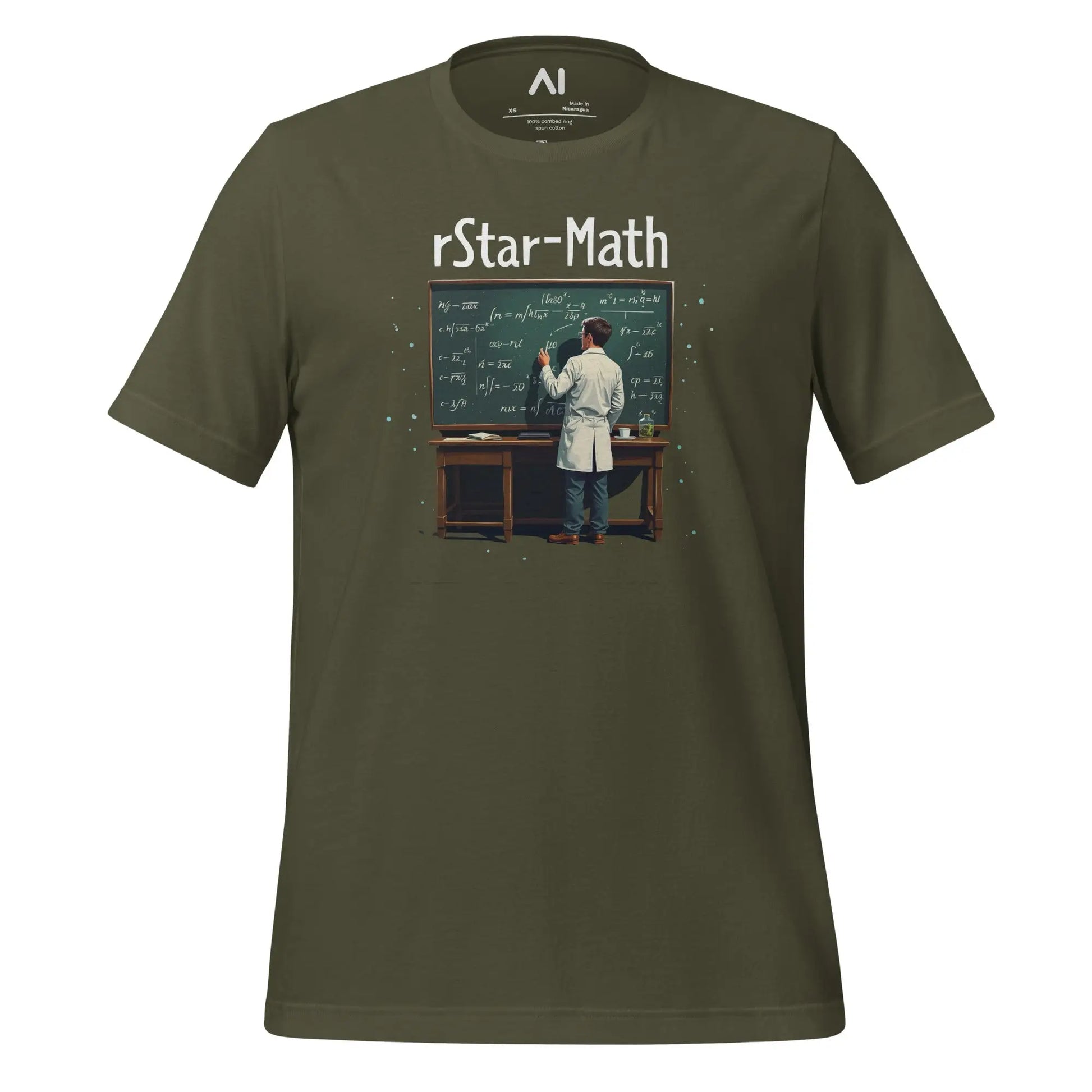 rStar-Math Mathematician T-Shirt (unisex) - Military Green / M