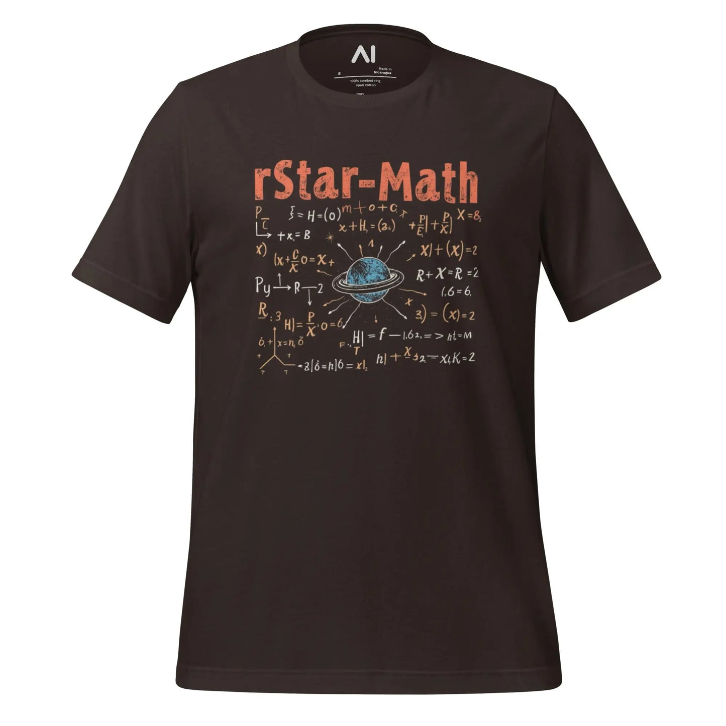 rStar-Math Model T-Shirt (unisex) - Brown / M