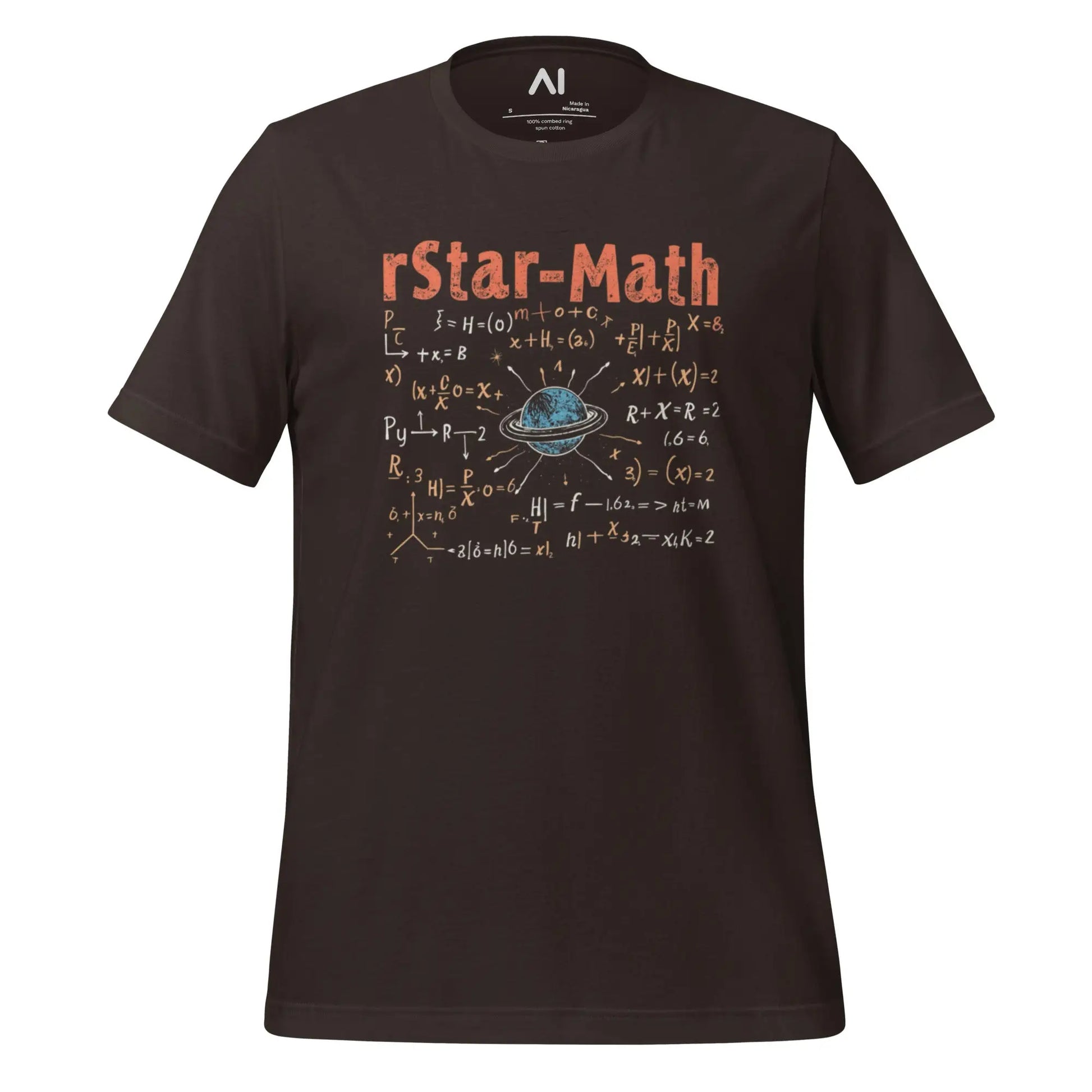 rStar-Math Model T-Shirt (unisex) - Brown / M