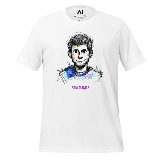 The Sam Altman Sketch T-shirt (unisex) m.