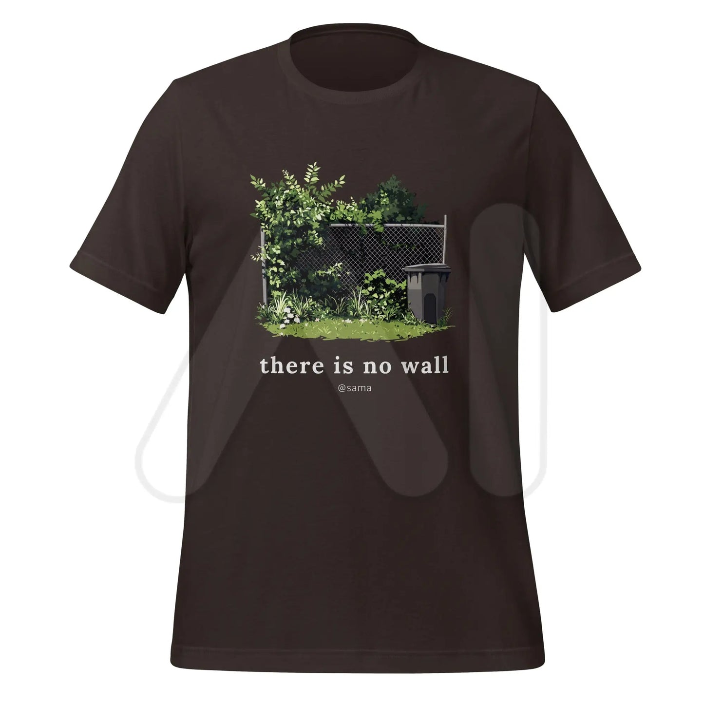 Sam Altman: there is no wall T-Shirt (unisex) - Brown / M