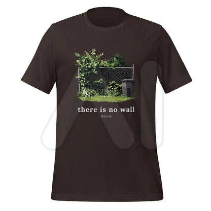 Sam Altman: there is no wall T-Shirt (unisex) - Brown / M