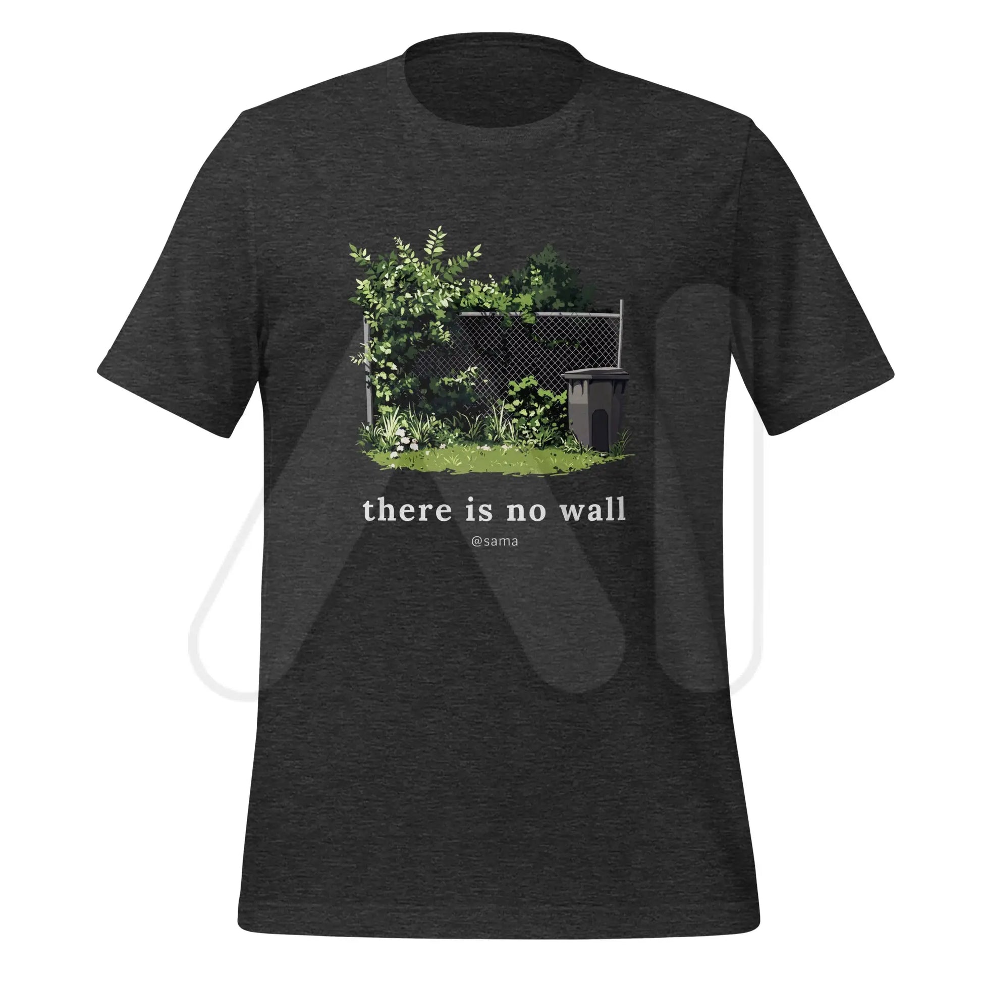 Sam Altman: there is no wall T-Shirt (unisex) - Dark Grey Heather / M