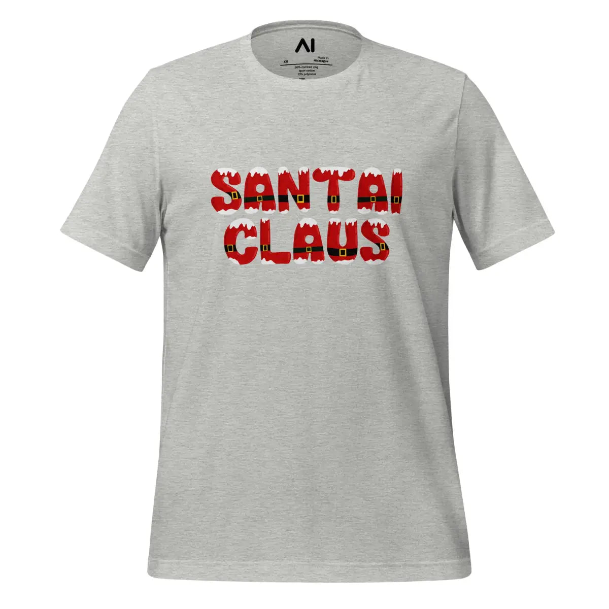 The Santai Claus T-shirt (unisex) Athletic Heather / m.